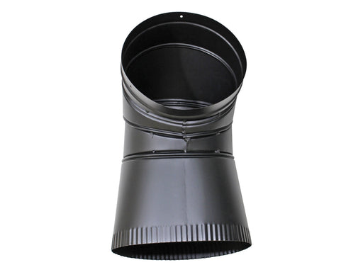 HHT Oval to 8" Round Elbow, 8" x 13" Classic Black