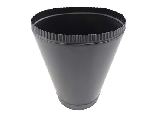HHT Oval to 6" Round Adapter, 6" W x 11" H - Classic Black