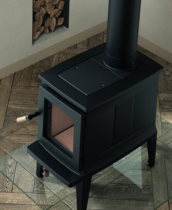 Hearthstone Stoves Green Mountain 20 Freestanding Wood Stove Top Down View