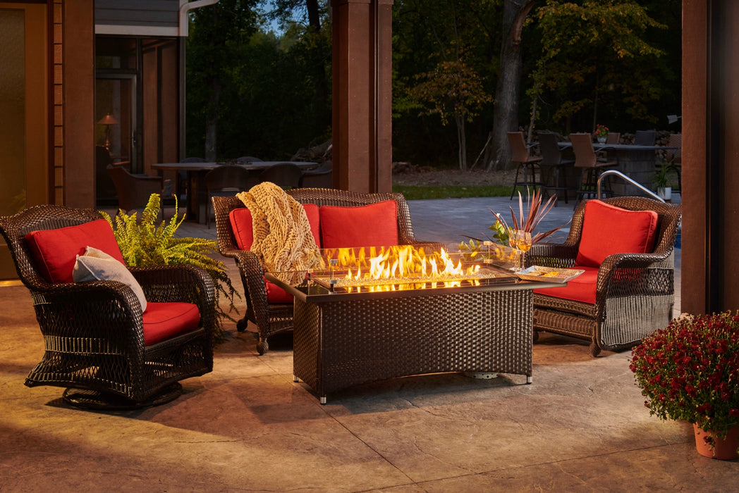 The Outdoor Greatroom Company Montego Linear Gas Fire Pit Table