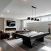 SimpliFire 100" Allusion Edge Electric Fireplace in Game Room
