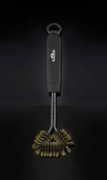 Napoleon 3-Sided Brass Grill Brush with Bottle Opener