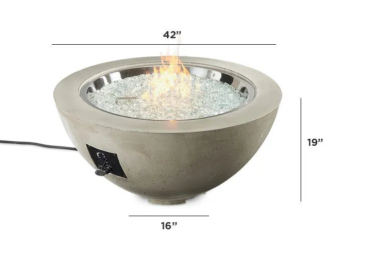 The Outdoor Greatroom Company Cove Round Gas Fire Pit Bowl