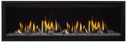 SimpliFire Allusion Edge Electric Fireplace with Yellow Flames & Crystal Ember Bed