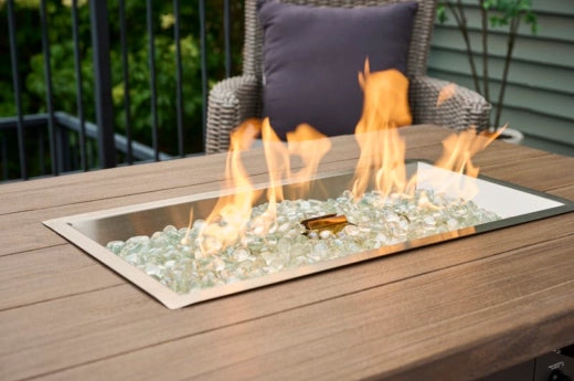 The Outdoor Greatroom Company Havenwood Rectangular Gas Fire Pit Table