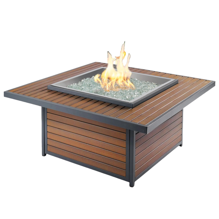 The Outdoor Greatroom Company Kenwood Square Gas Fire Pit Table