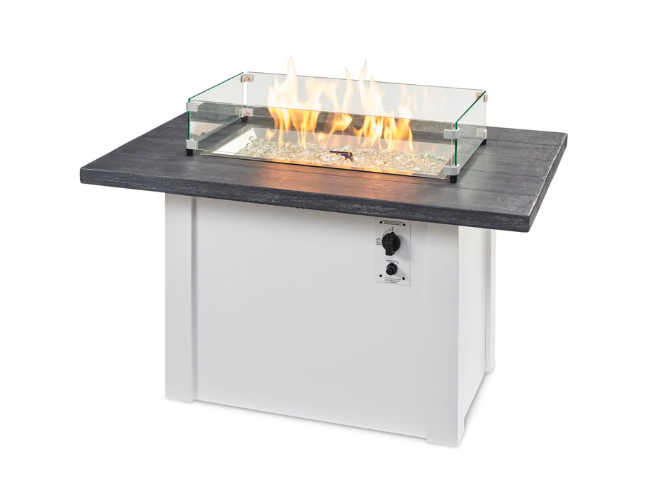 The Outdoor Greatroom Company Havenwood Rectangular Gas Fire Pit Table