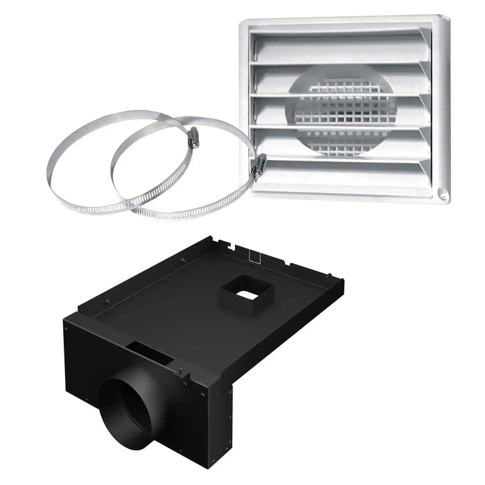 SBI 5"Ø Fresh Air Intake Kit for Wood Stove on Legs