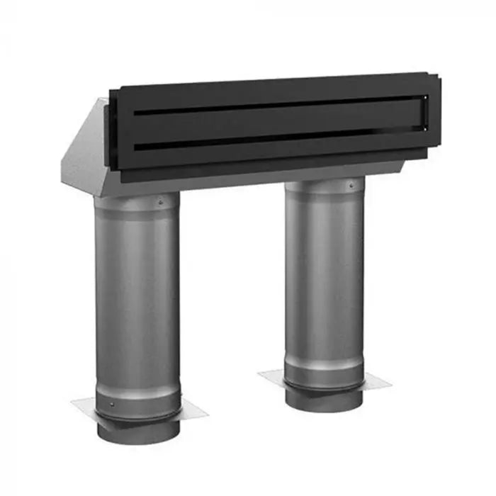 SBI Modern Gravity Kit with Adjustable Pipes for SBI Wood-Burning Fireplaces