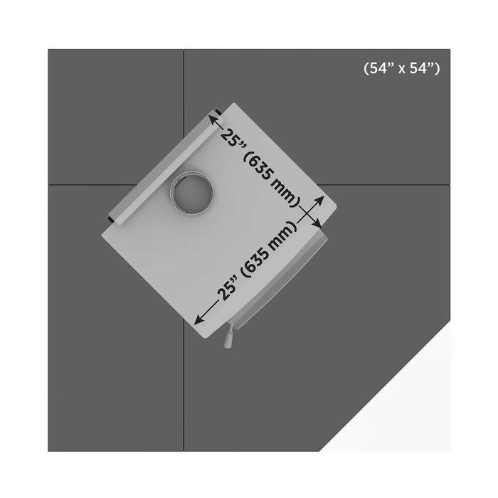 SBI 54-inch Corner Modular Floor Protection System