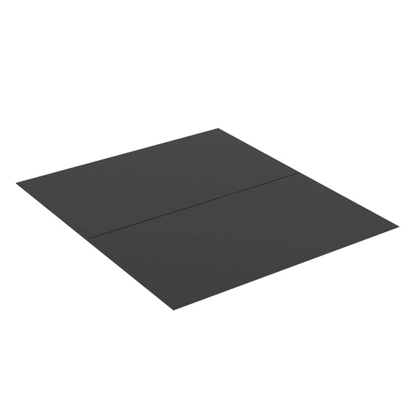 SBI Black Steel Hearth Pad 46 3/4" x 54"