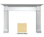 Fireside Finishings Acadia Flush Mantel, Unfinished Maple