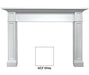 Fireside Finishings Acadia Flush Mantel, Primed MDF