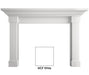 Fireside Finishings Kenwood Flush Mantel Primed MDF