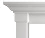 Fireside Finishings Kenwood mantel shoulder sample - Primed MDF