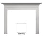 Fireside Finishings Richland Flush Mantel, Primed MDF