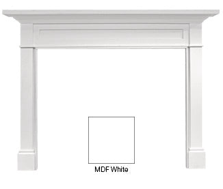 Fireside Finishings Roxborough Flush Mantel, Primed MDF