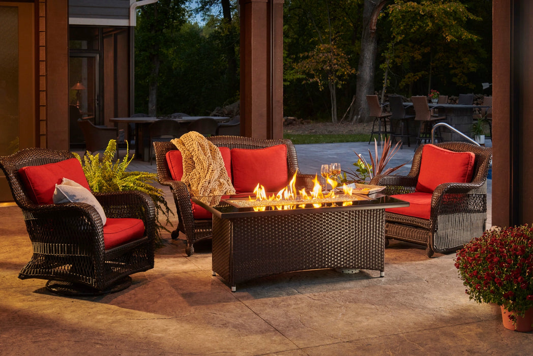 The Outdoor Greatroom Company Montego Linear Gas Fire Pit Table