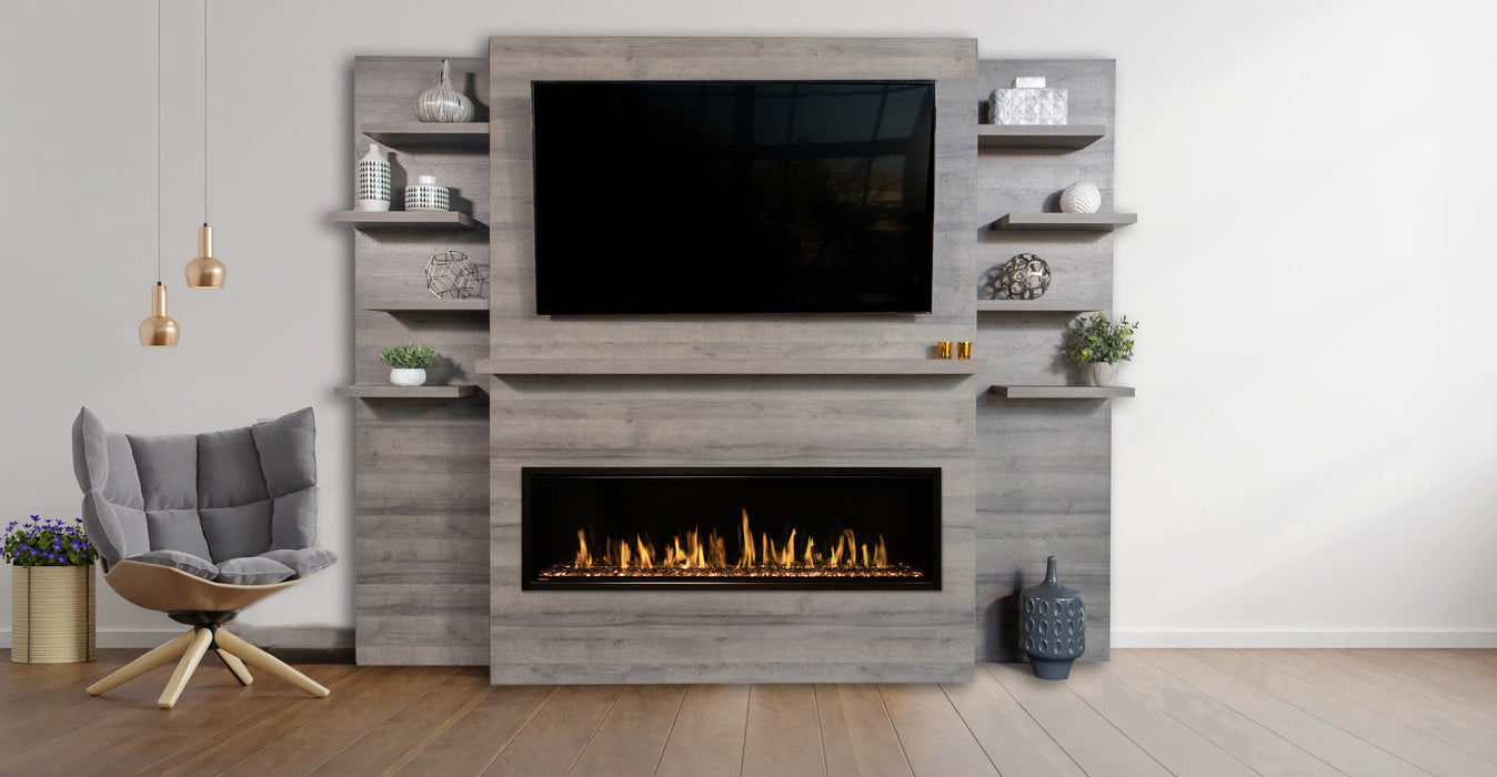 Modern Flames Allwood Media Wall Fireplace System