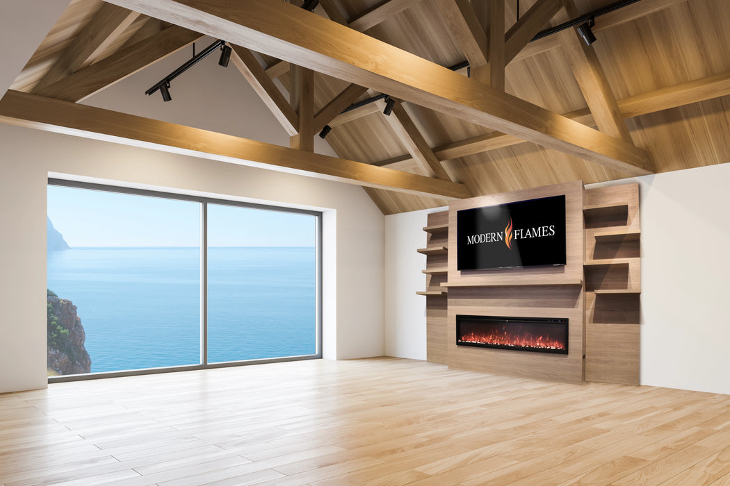 Modern Flames Allwood Media Wall Fireplace System