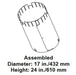 HHT Attic Insulation Shield, Straight Flue Dimensions