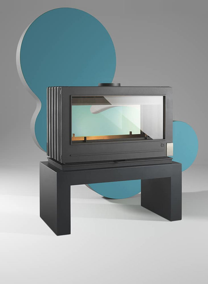Invicta Aaron Cast Iron Wood Stove — Cozy Glow Stoves