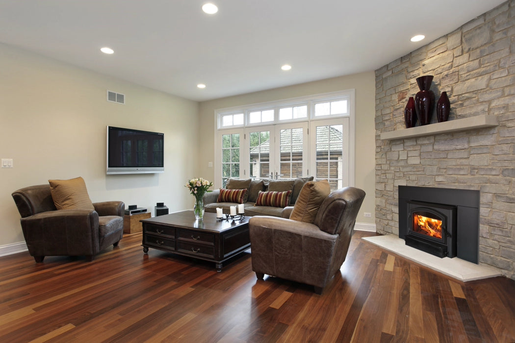 Empire Stove Archway 2300 Wood Insert in Living Room