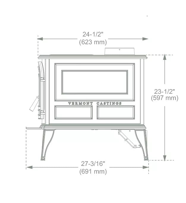 Vermont Castings Aspen C3 Wood Stove — Cozy Glow Stoves