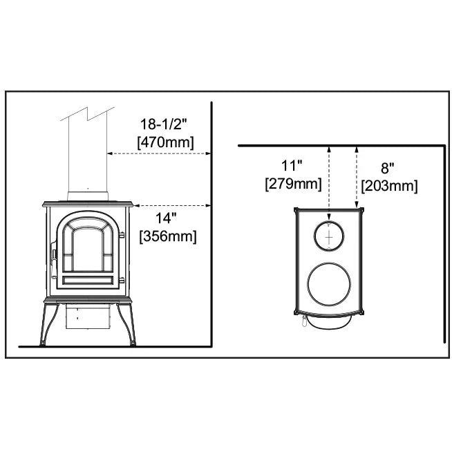 Vermont Castings Aspen C3 Wood Stove — Cozy Glow Stoves