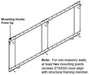 SimpliFire Wall Mounting Kit for Allusion 48" Electric Fireplace