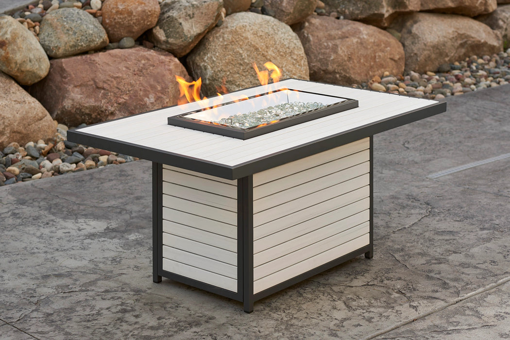 The Outdoor Greatroom Company Brooks Rectangular Fire Table