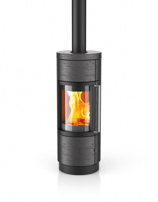Hearthstone Stoves Bari Freestanding Wood Stove with Meteorite Finish