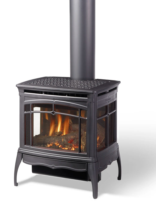 Hearthstone Stoves Bristol Gas Stove with Matte Black Finish