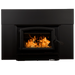 Buck Stove Model 74 Non-Catalytic Wood-Burning Fireplace Insert with Black Door Trim - Front View