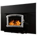 Buck Stove Model 74 Non-Catalytic Wood-Burning Fireplace Insert with Pewter Door Trim - Side View