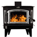 Buck Stove Model 91 Catalytic Extra-Large Wood Stove - Pewter with Straight Legs