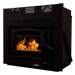 Buck Stove Model 74 Zero-Clearance Non-Catalytic Wood-Burning Fireplace Insert with Black Door Trim - Right Side View