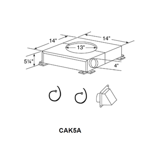 HHT Chimney Air Kit for SL400/SL1100 Series Chimney Systems | CAK5A