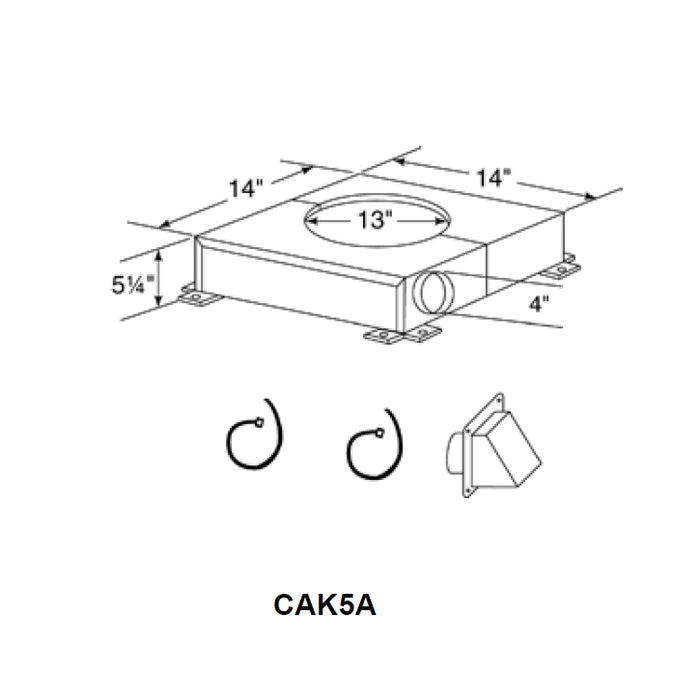 HHT Chimney Air Kit for SL400/SL1100 Series Chimney Systems | CAK5A