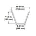 HHT Majestic DVP Safety Shield for Horizontal Termination Caps Width & Depth