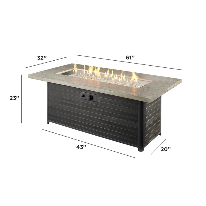 The Outdoor Greatroom Company Cedar Ridge Fire Table