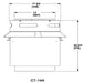 HHT Chimney Adapter for Use with DTS & DTO Caps on 14" DuraChimney