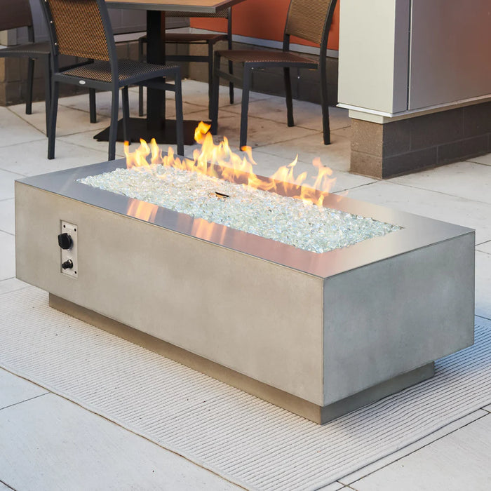 The Outdoor Greatroom Company Stainless Steel Trim for Cove Linear Gas Fire Pit