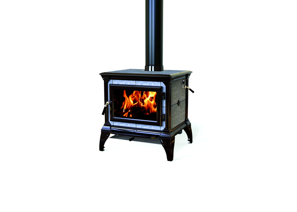 Hearthstone Stoves Castleton Freestanding Wood Stove with Black Enamel Finish