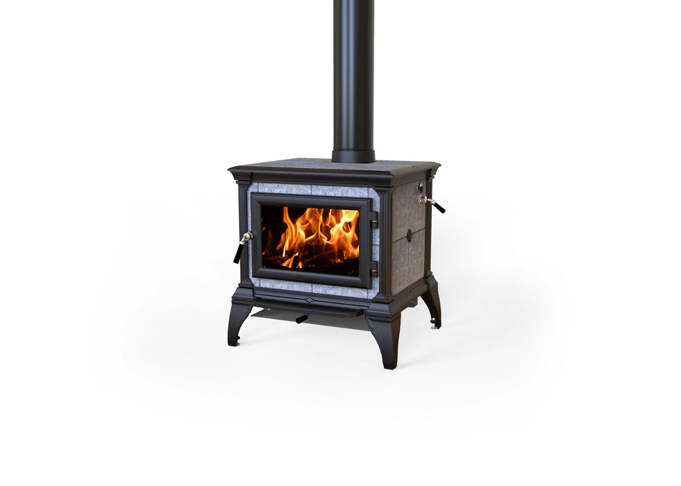 Hearthstone Stoves Castleton Freestanding Wood Stove with Matte Black Finish