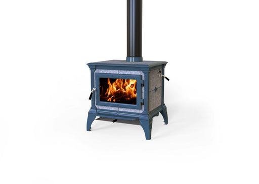 Hearthstone Stoves Castleton Freestanding Wood Stove with Seafoam Enamel Finish