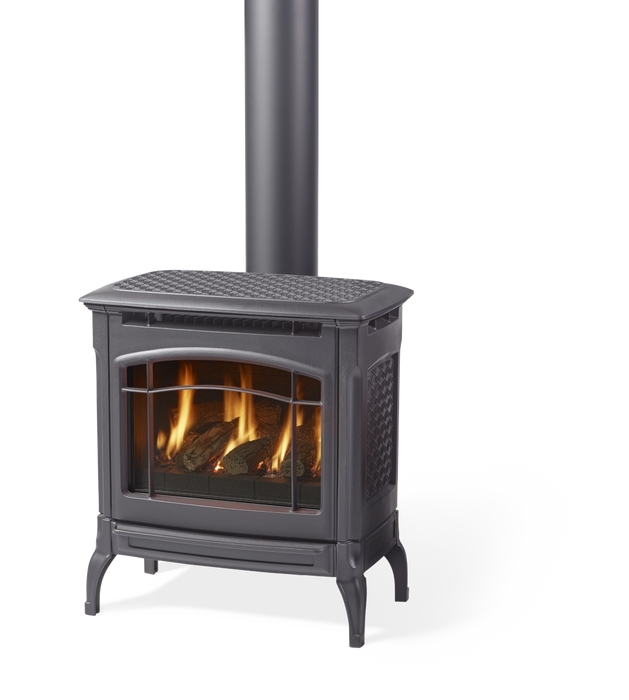 Hearthstone Stoves Champlain Gas Stove  with Matte Black Finish