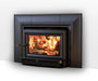 Hearthstone Stoves Clydesdale Wood Fireplace Insert - Matte Black - Door Handle Left