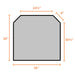 ComfortBilt Pellet Stove Hearth Pad Dimensions
