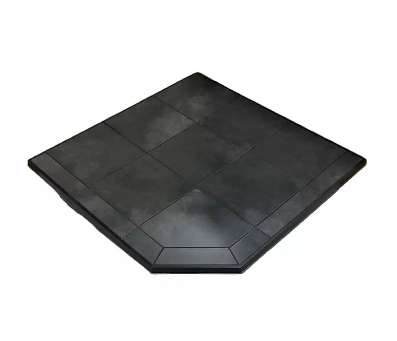 ComfortBilt Pellet Stove Corner Hearth Pad – Black Copper